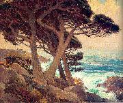Payne, Edgar Alwin Sentinels of the Coast, Monterey oil painting